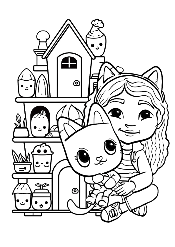 Divertida Aventura com Gabby e Companheiros Felinos