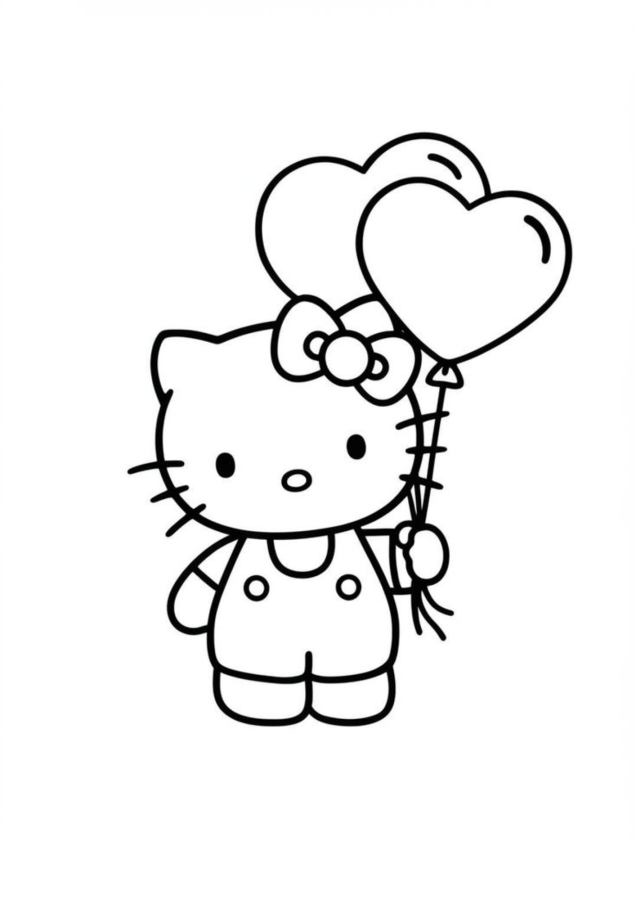 Divertida Aventura com Hello Kitty e Balões