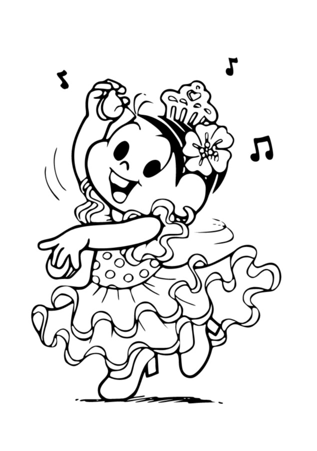 Divertida Dança com Personagem em Ação
