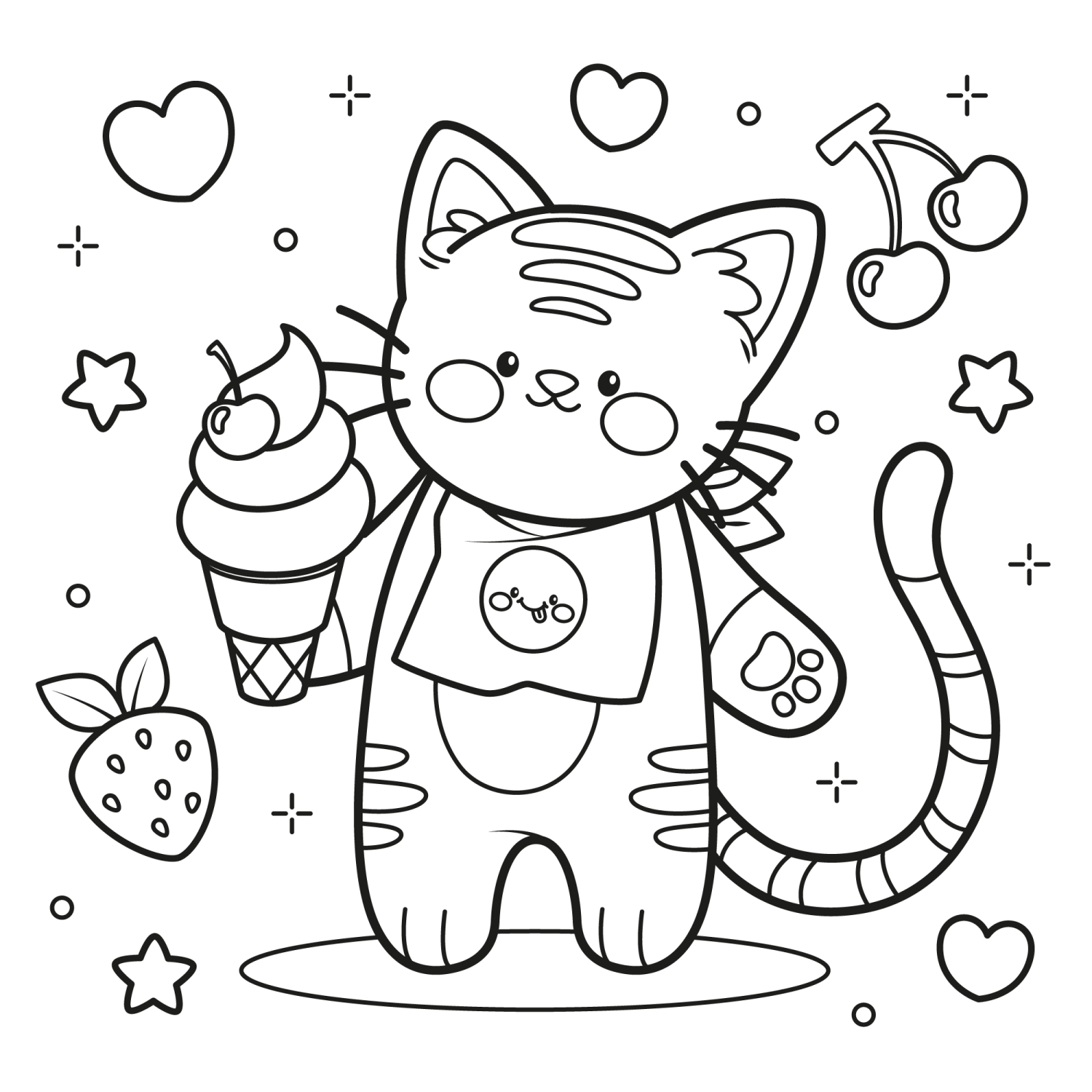 Divertido Dia Gelado do Gatinho
