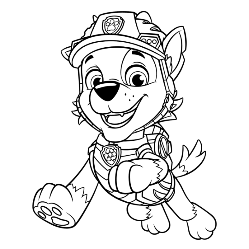 Divirta-se Colorindo Marshall da Patrulha Canina