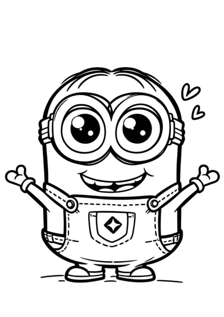 Divirta-se Colorindo os Minions