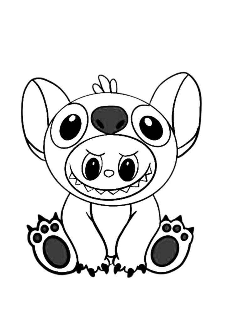 Divirta-se Colorindo Stitch de Lilo & Stitch!