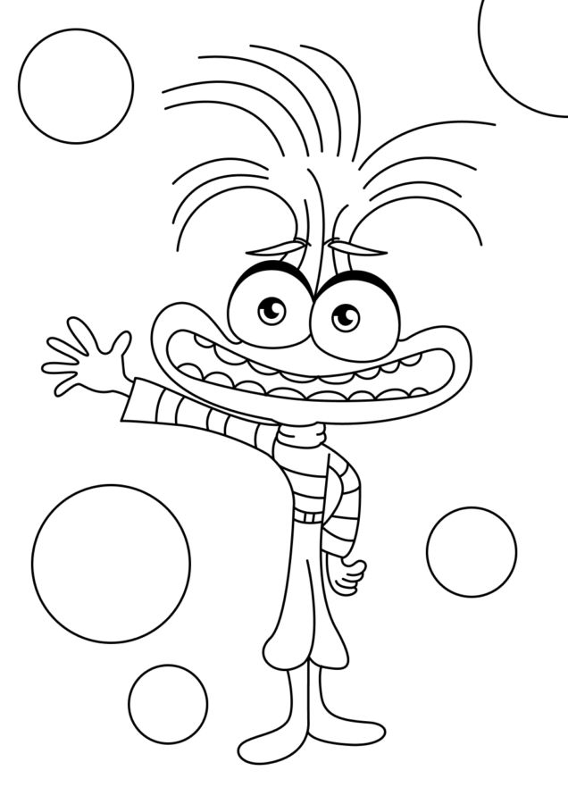 Divirta-se Colorindo um Personagem Animado
