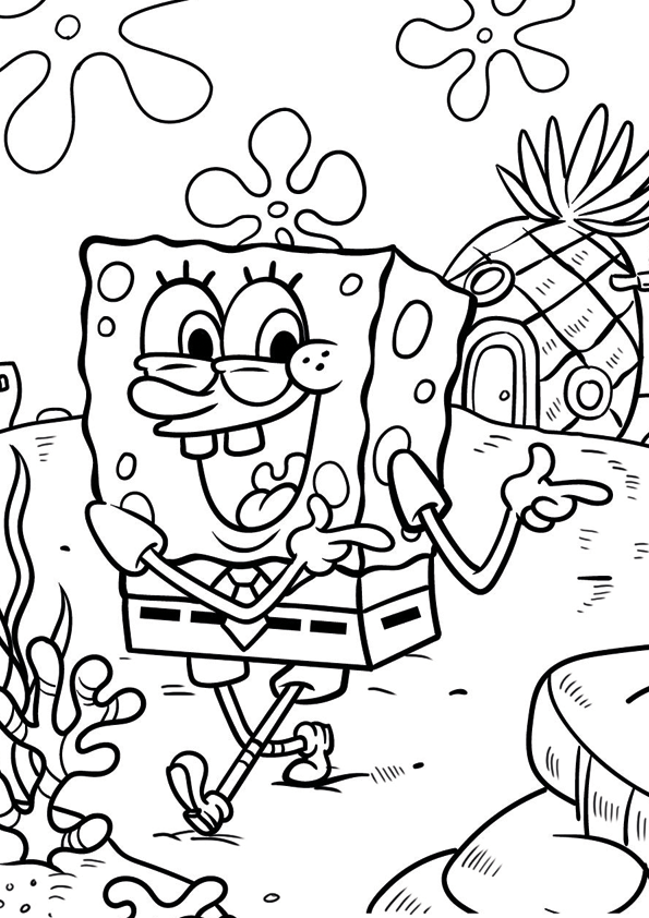 Divirta-se com Bob Esponja no Fundo do Mar