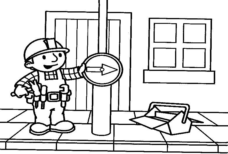 Divirta-se Colorindo com Bob, o Construtor!