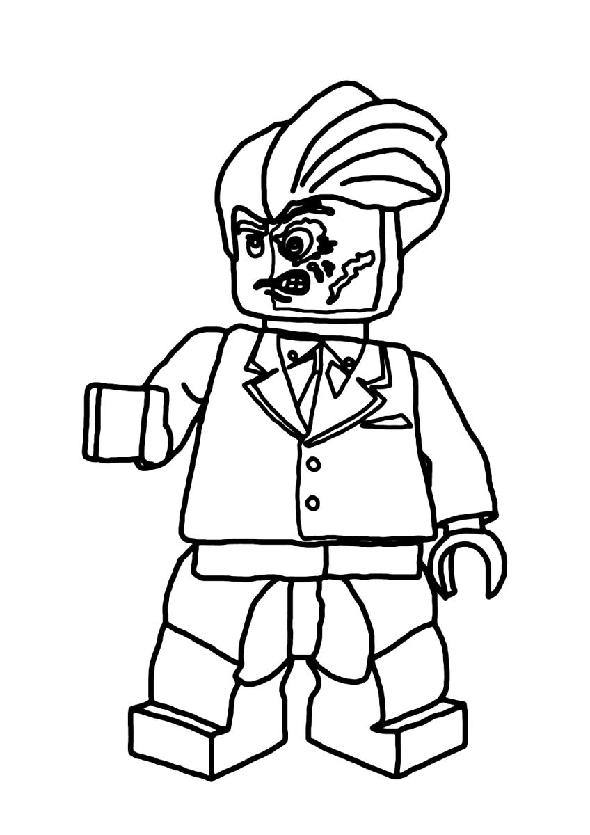 Decifre o Visual do Duas-Caras em Versão LEGO