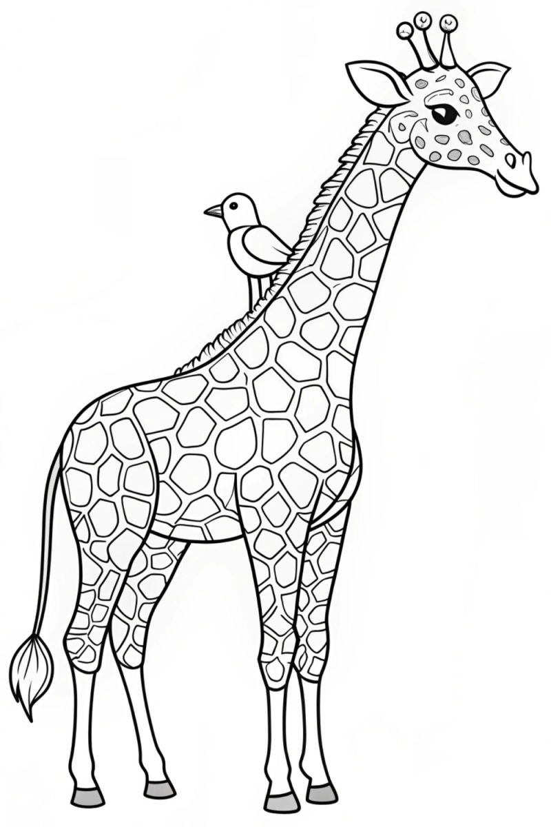 A Elegância da Girafa Real