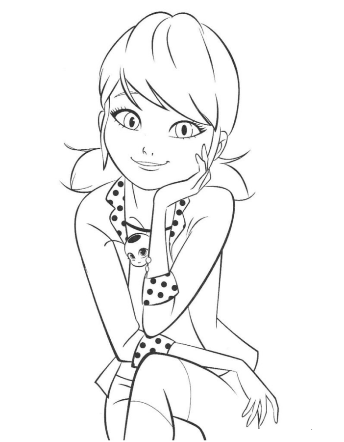 Colorindo a Elegância da Ladybug