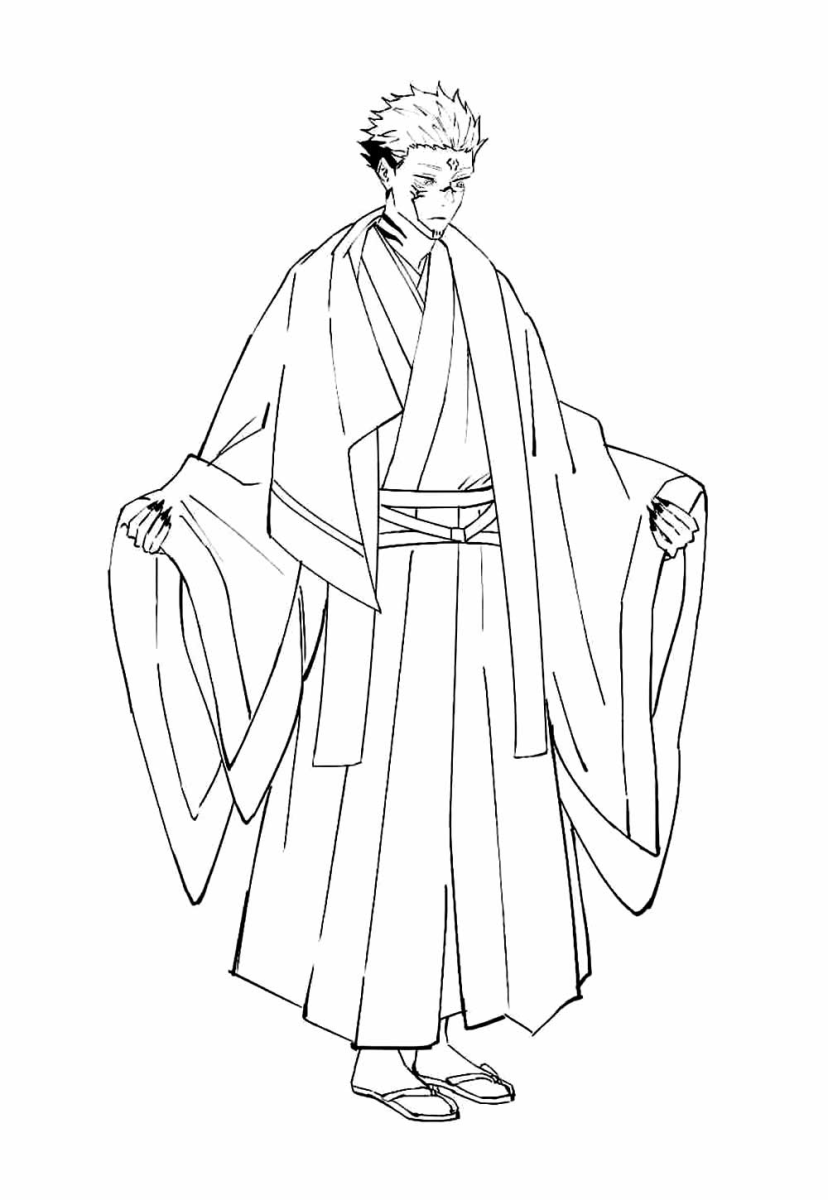 A Elegância de Sukuna em Jujutsu Kaisen