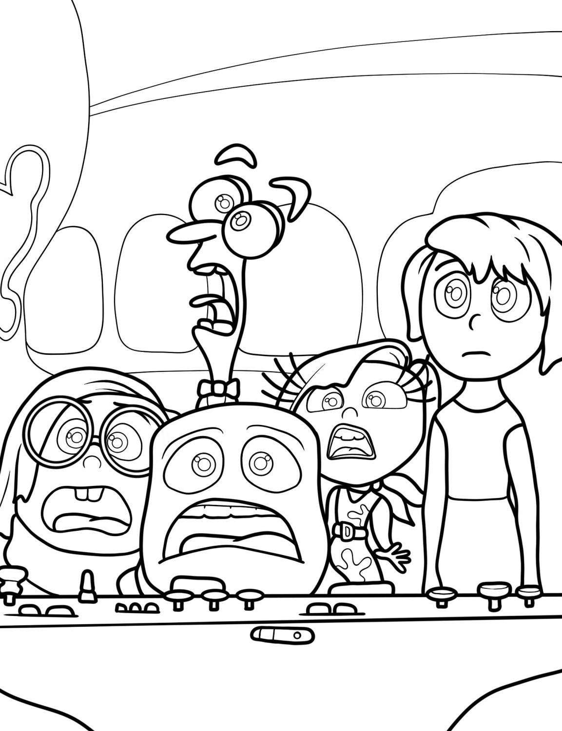 Emoções à Toda Prova: Colorindo o Quarteto de Inside Out