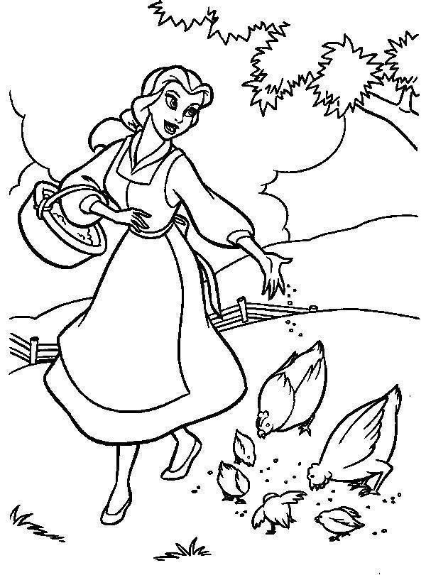 Encantadora Belle Cuida da Fazenda