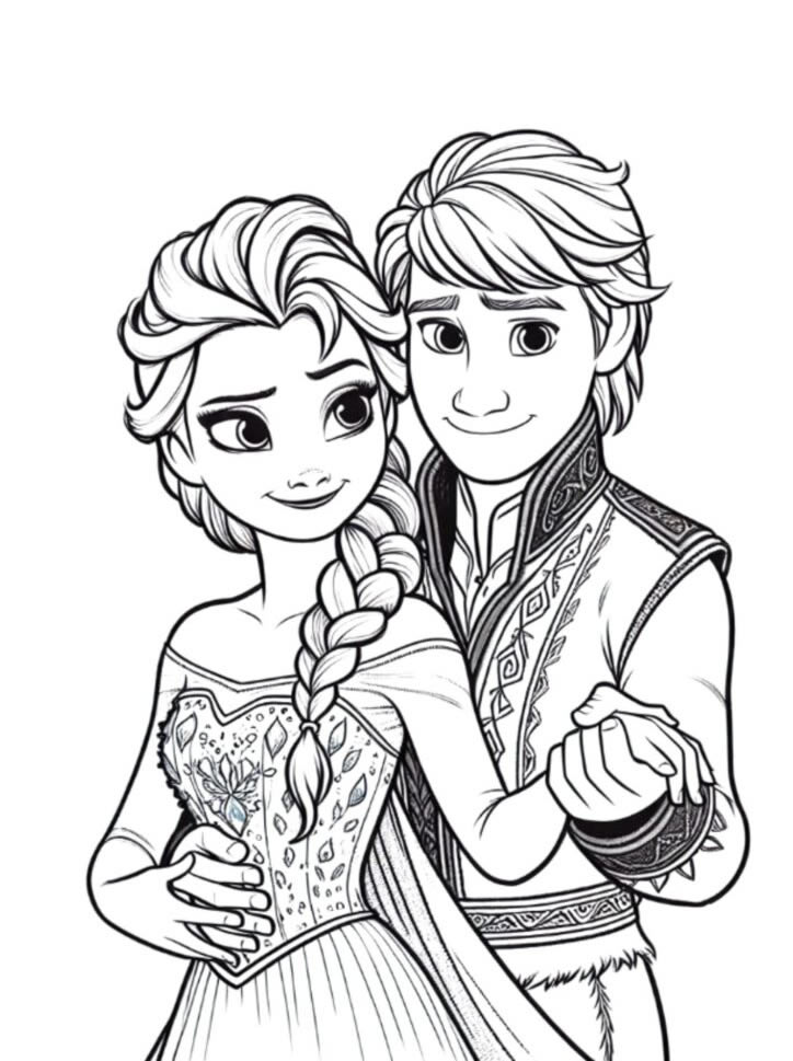 Encantadora Dança de Elsa e Kristoff
