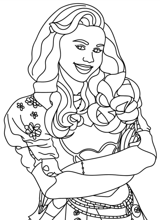 Encantadora Personagem de Descendentes 4