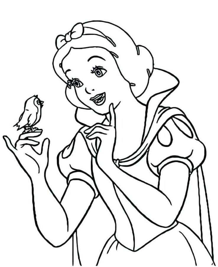 Encantadora Princesa e seu Amiguinho Pássaro