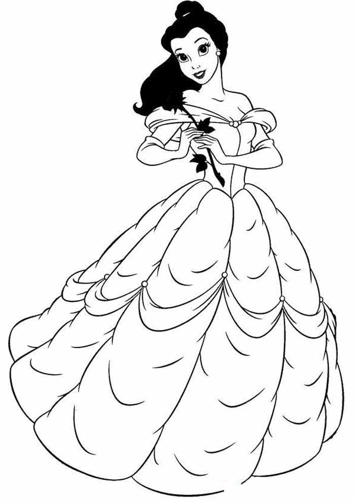 Encantadora Princesa com Roseira
