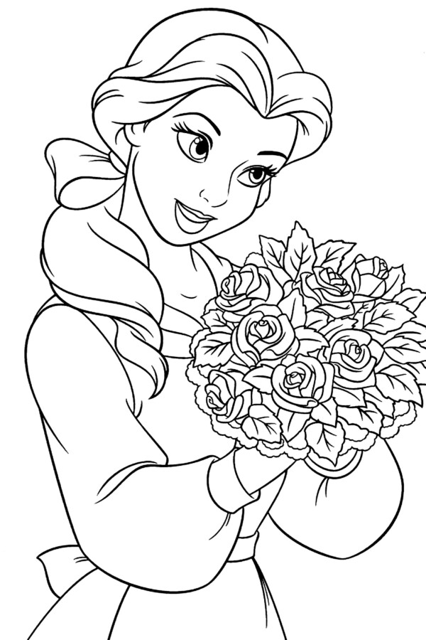 Encantamento Floral com Bela