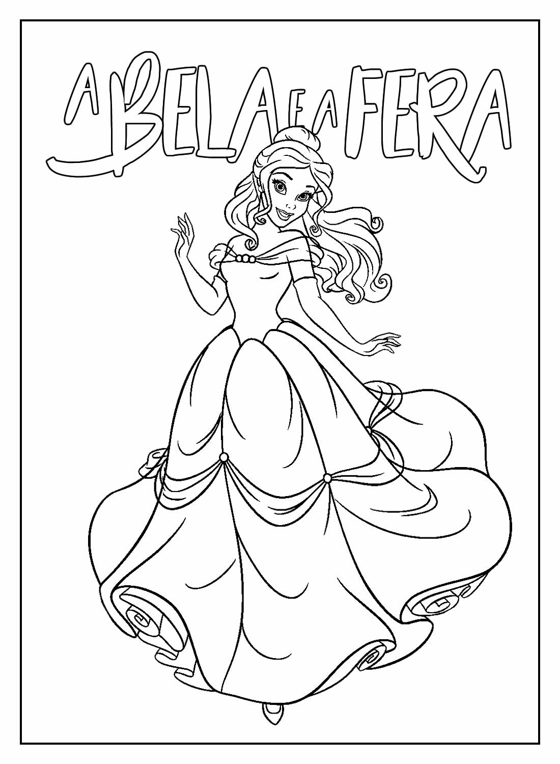 Encante-se com Bela em A Bela e a Fera