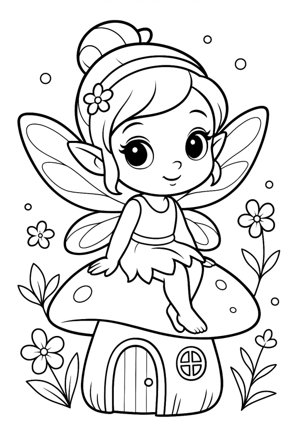 Encanto das Fadas: Colorindo o Mundo Mágico