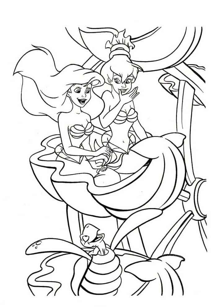 Encanto Submarino com Ariel e Sininho