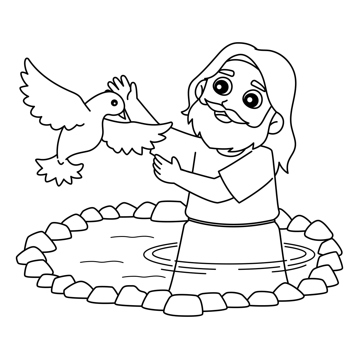 O Encontro de Jesus com a Pomba