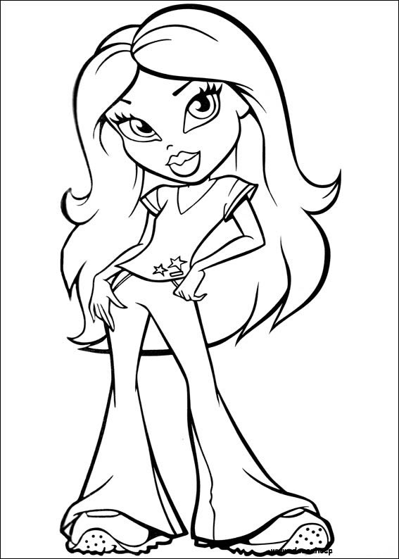 Estilo Bratz: Hora de Colorir!