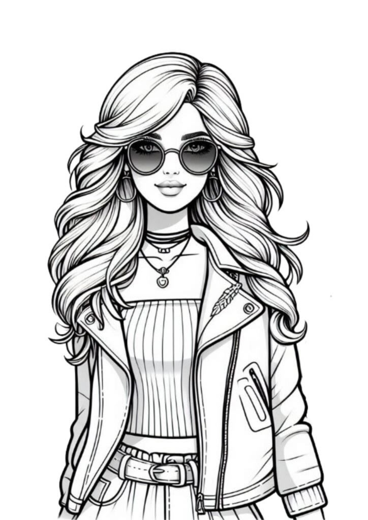 Estilo Fashion para Colorir