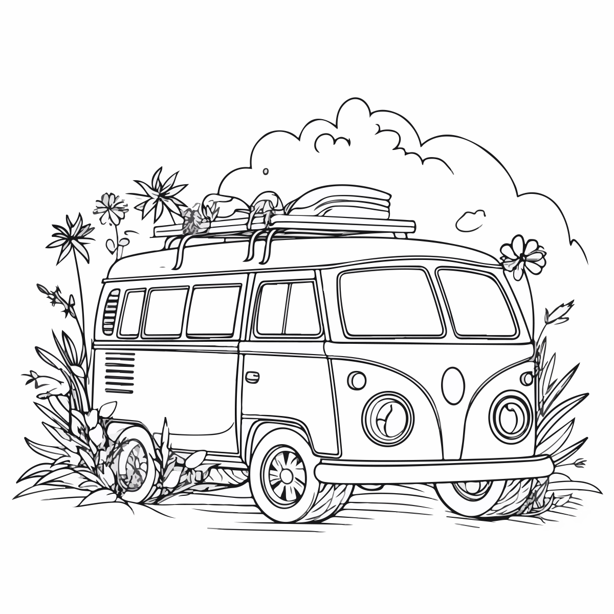 Exploração Vintage: Kombi na Natureza