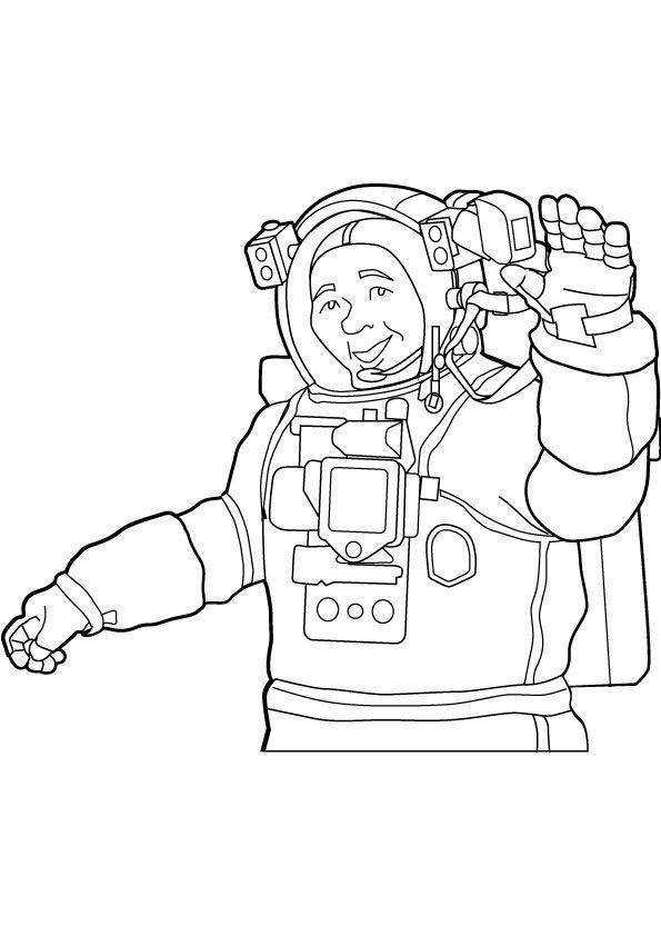 Explorando o Espaço com um Astronauta Amigável