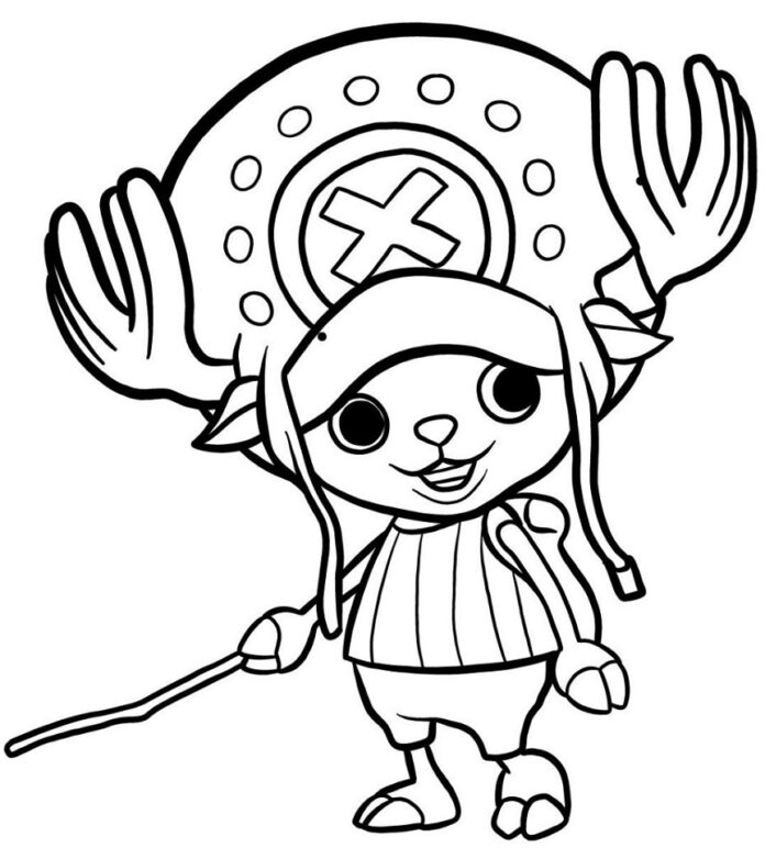 Explore e Colora: Tony Tony Chopper de One Piece