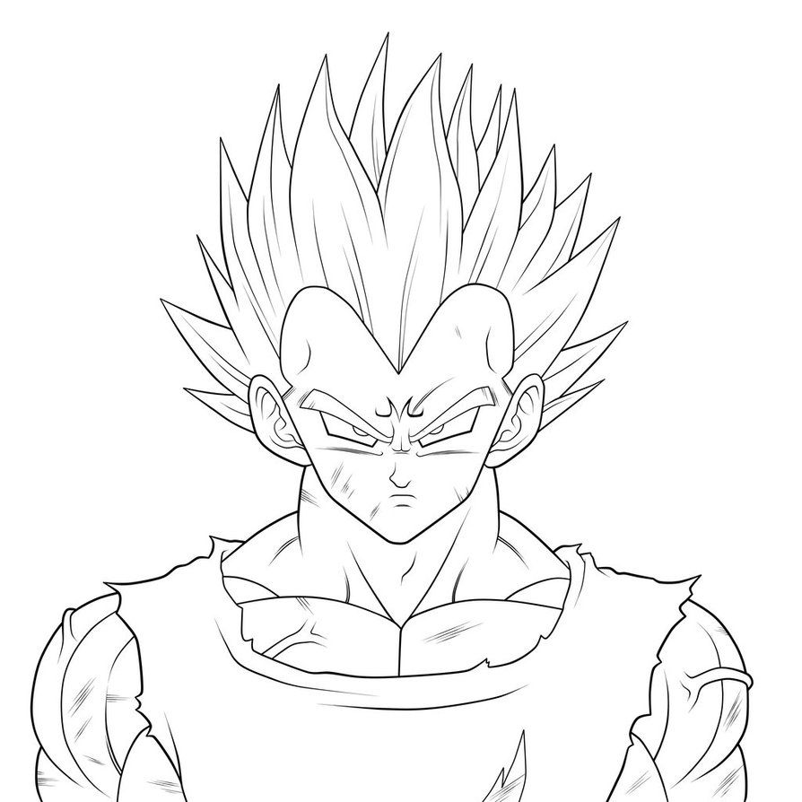 Explosão de Cor com Vegeta