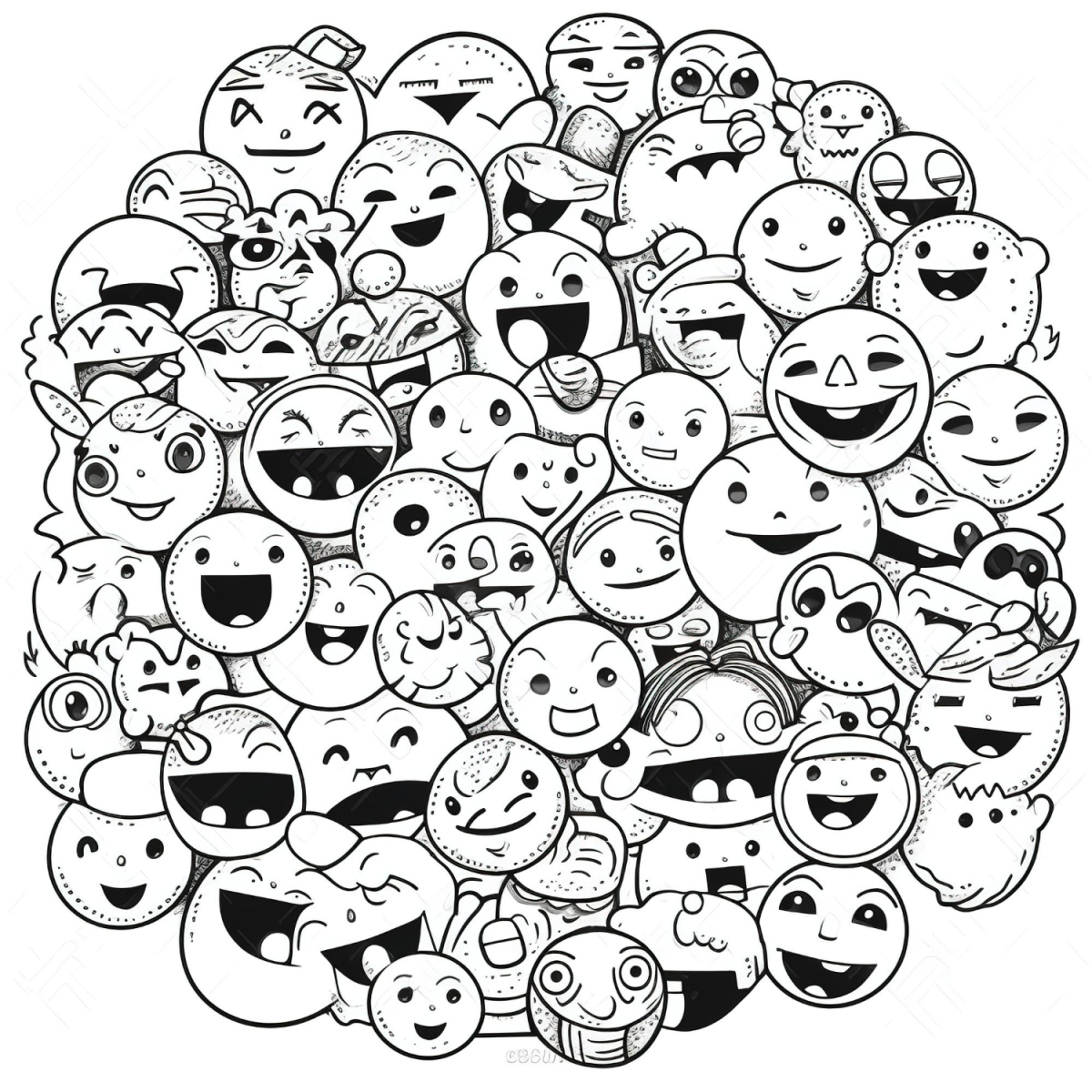 Expressões Divertidas: Uma Festa de Emojis