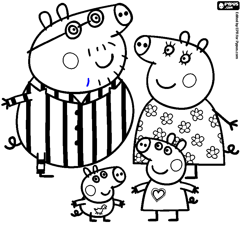 Família Pig em um Dia de Diversão