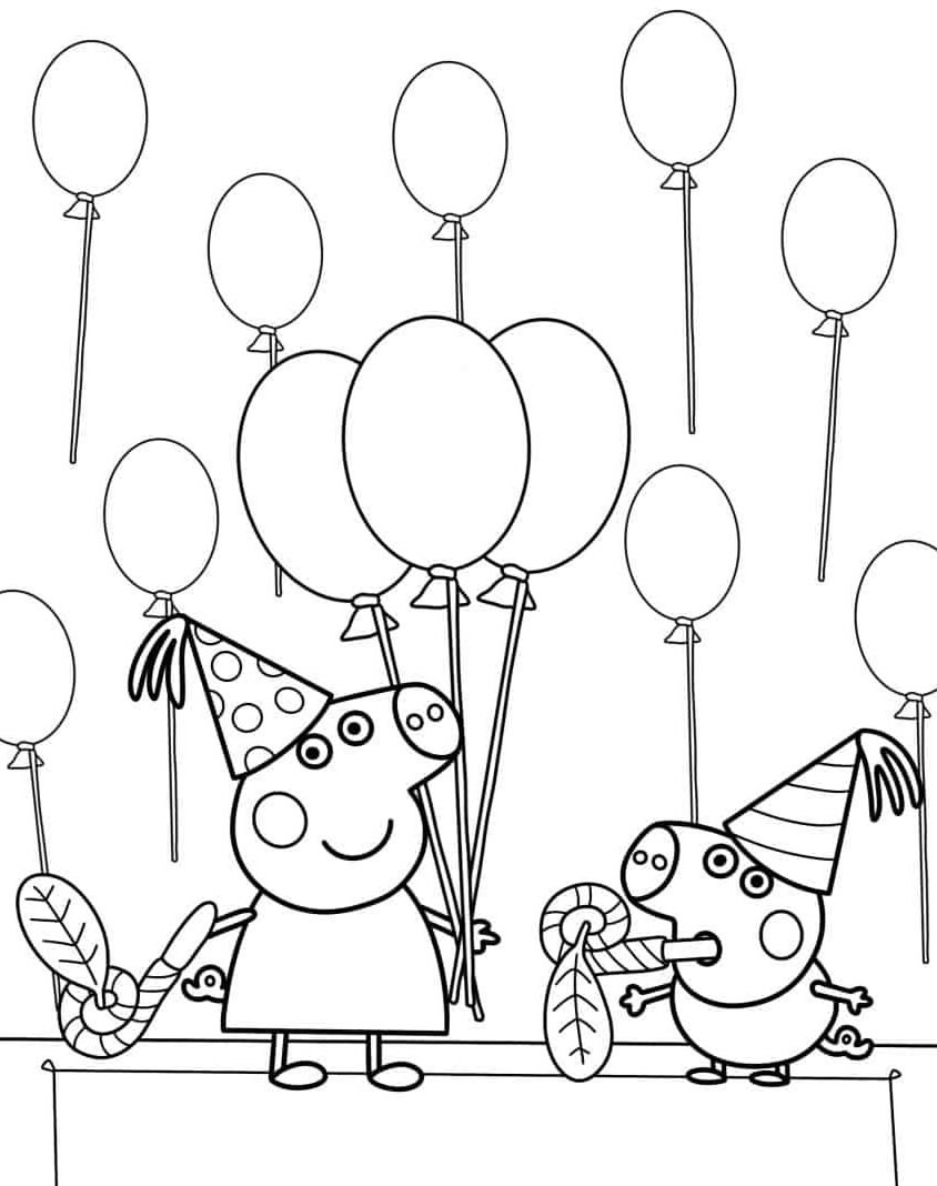 Festa Animada com Peppa e George