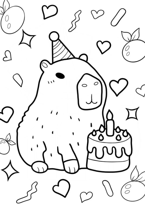 Festa de Aniversário do Capivara Fofo