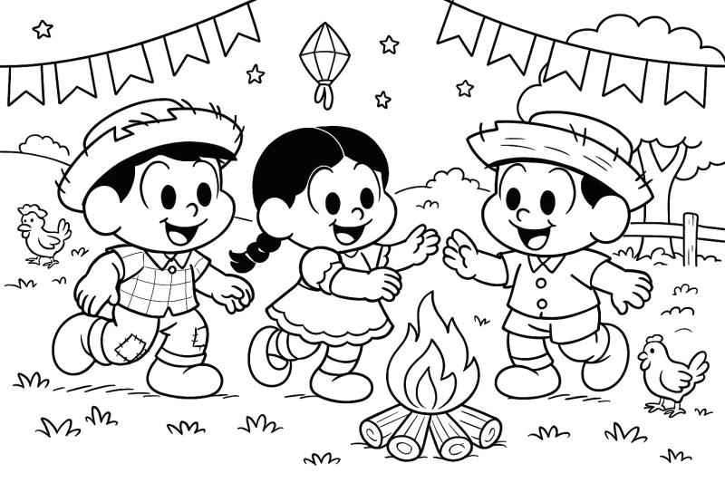Festa Junina com a Turma