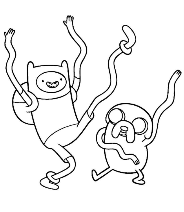 Finn e Jake em uma Aventura Dançante