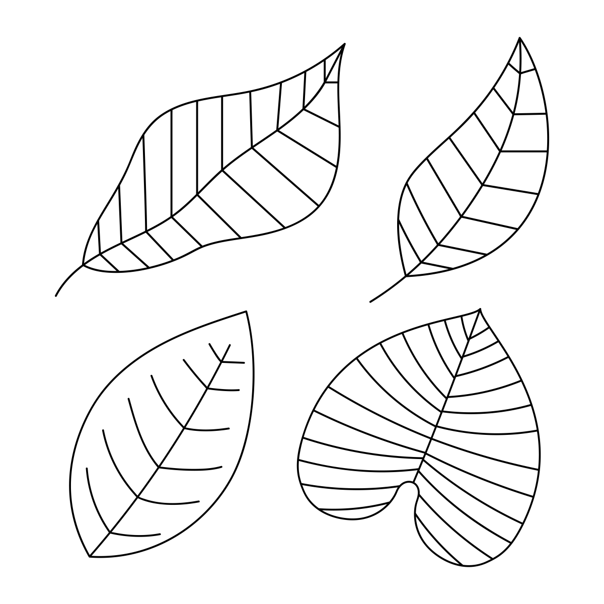 Folhas Encantadas para Colorir