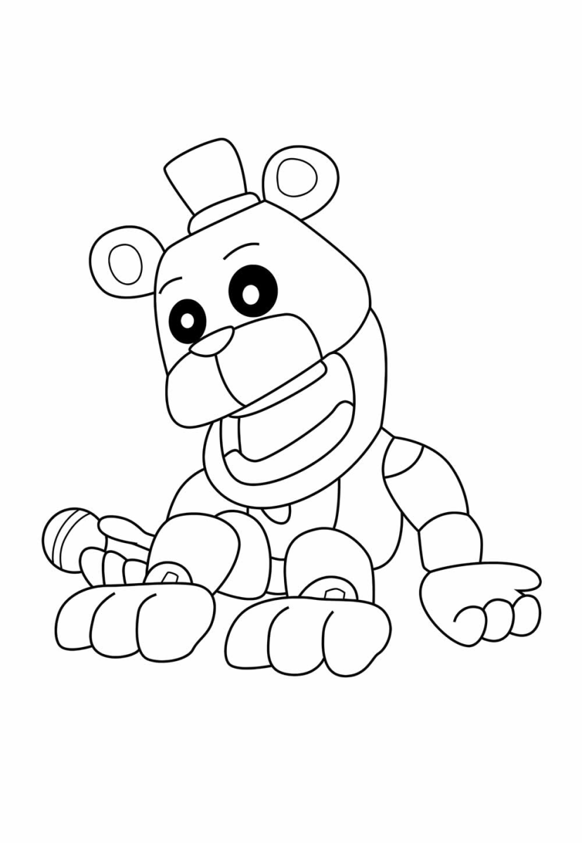 Freddy Encantador para Colorir