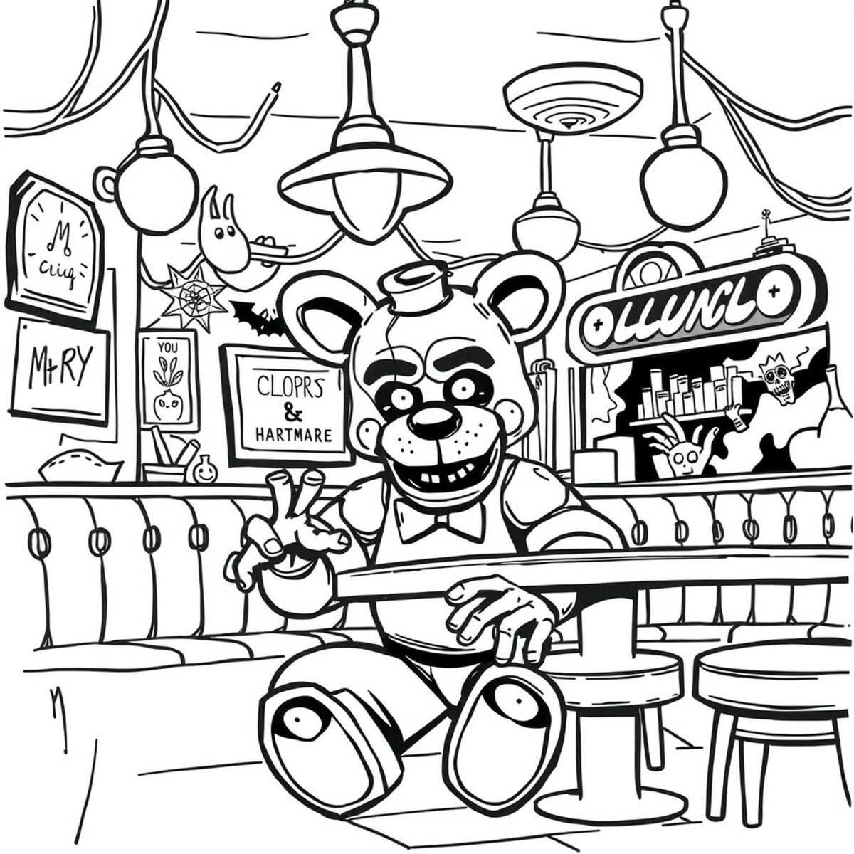 Freddy Fazbear em Ação