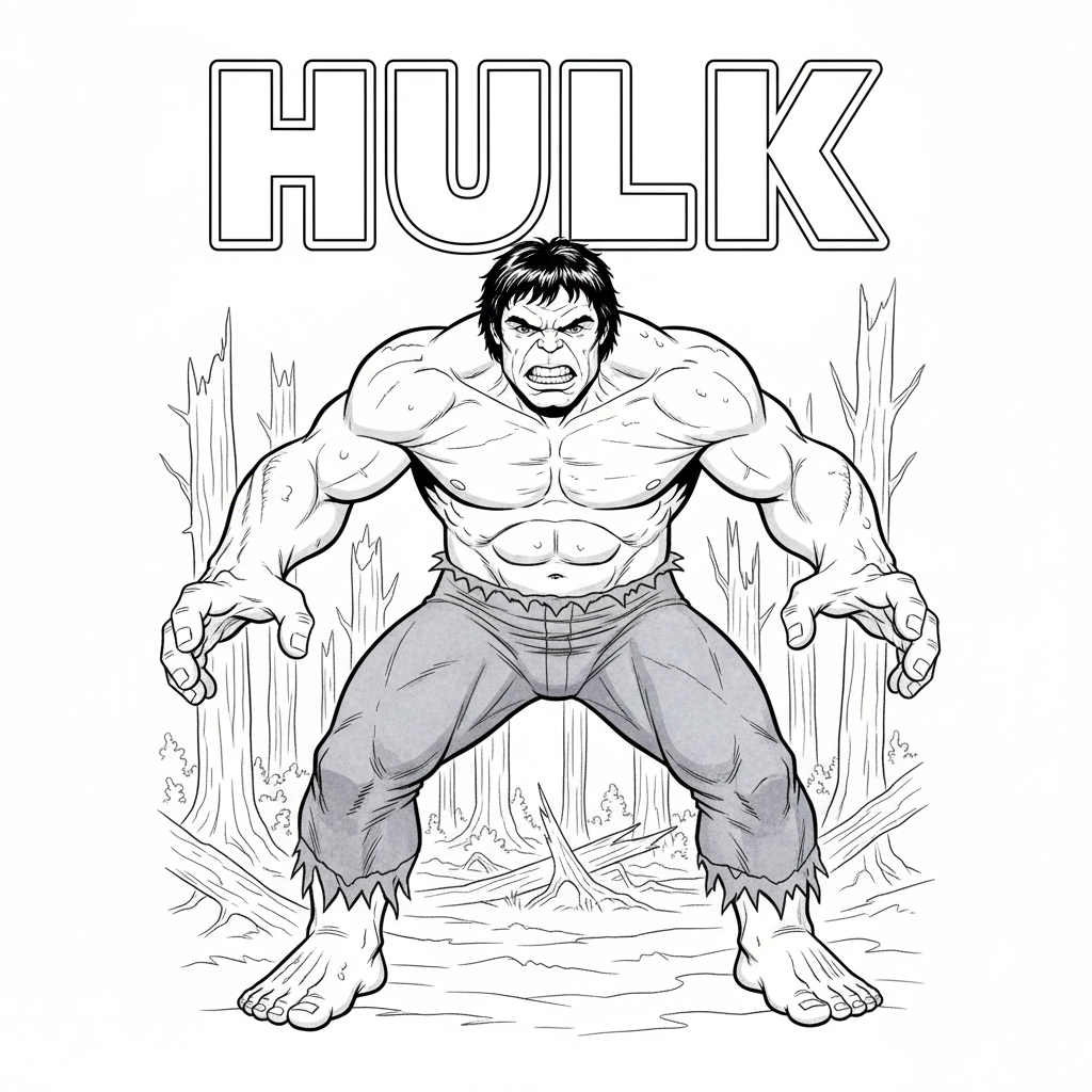 Fúria do Hulk na Floresta