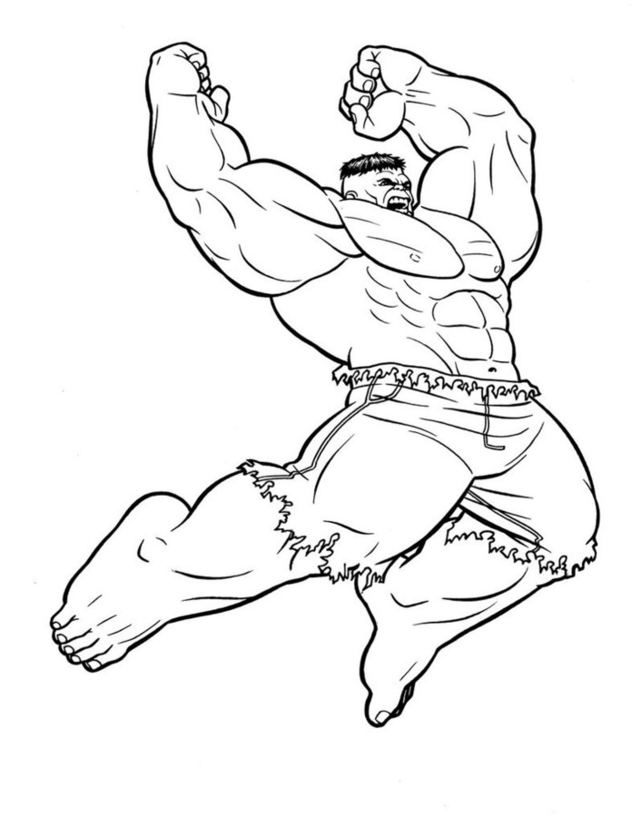 A Fúria Incrível: Colorindo o Hulk em Ação