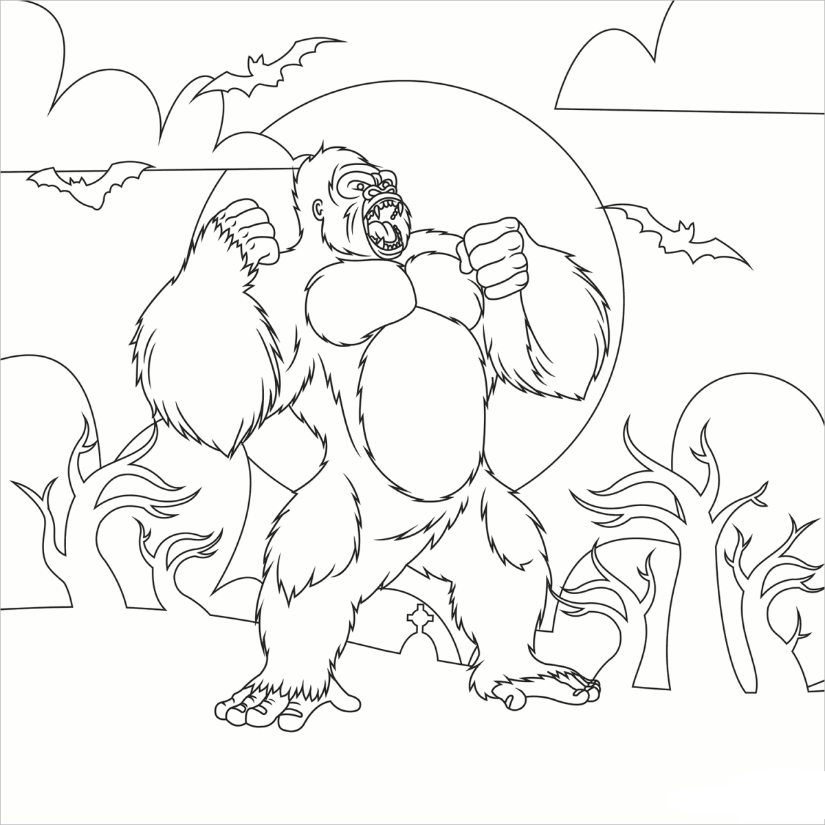 A Fúria de King Kong ao Luar