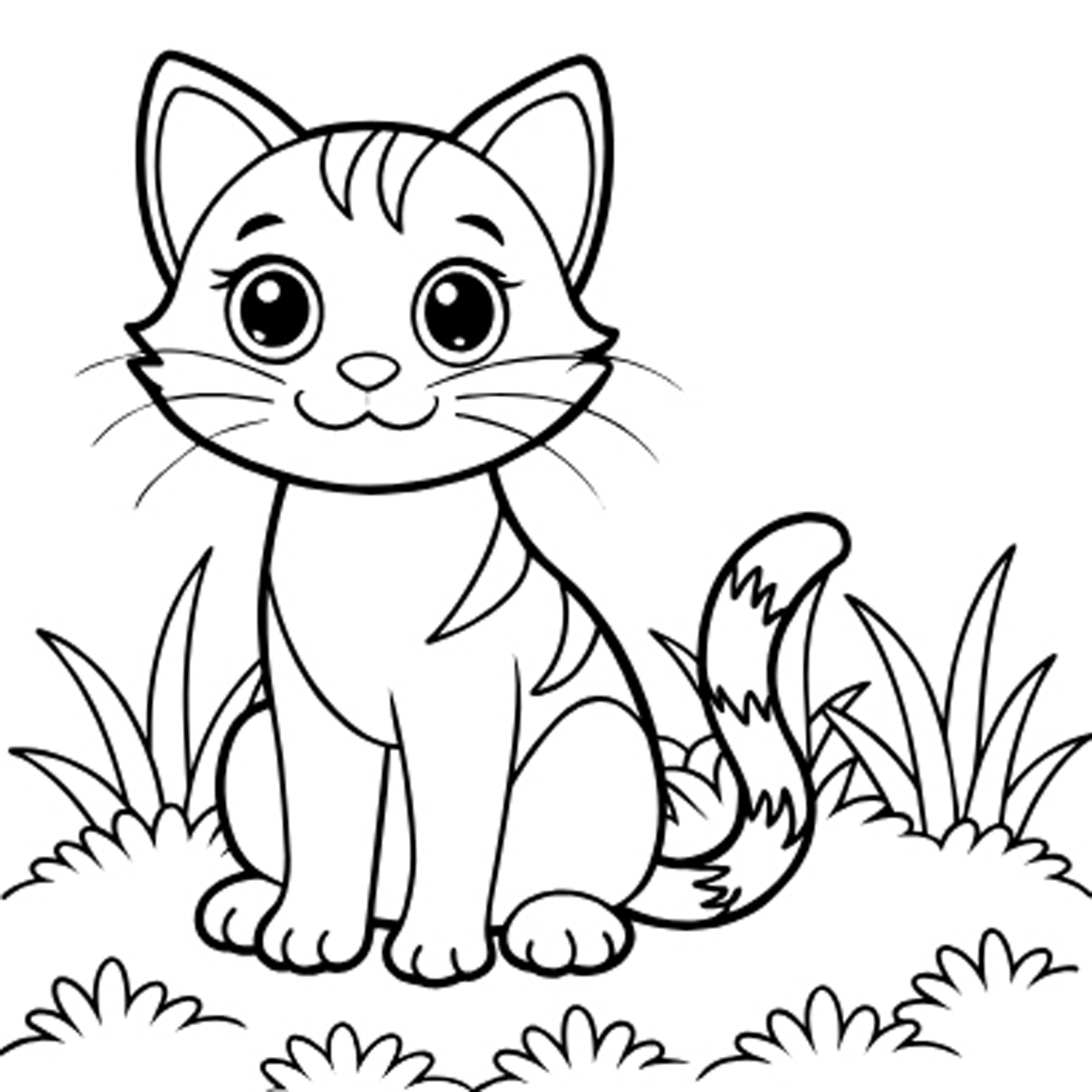 Gatinho Charmoso no Jardim