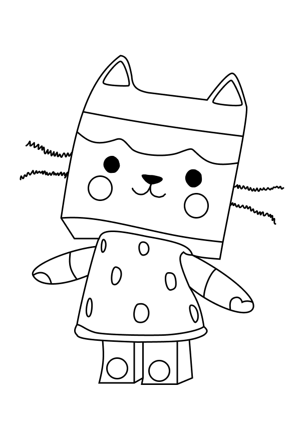 Gato Criativo Pronto para Colorir