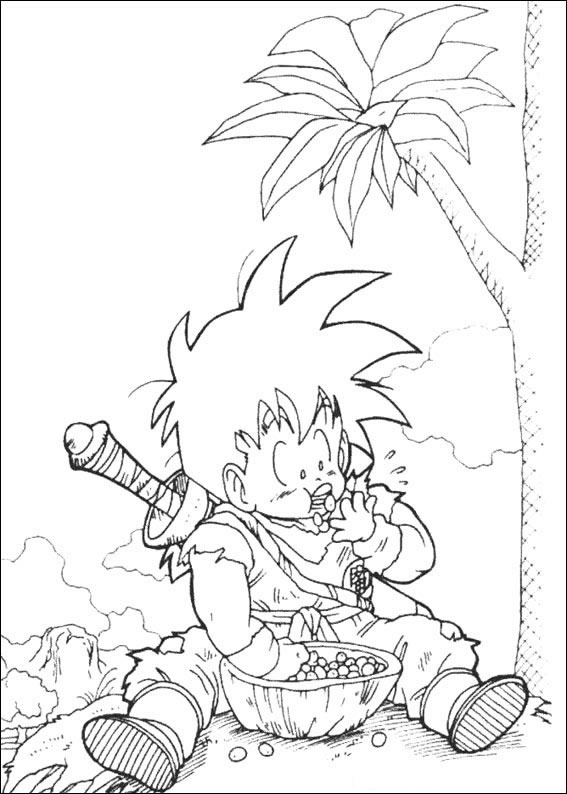 Gohan e Seu Lanche Sob a Árvore
