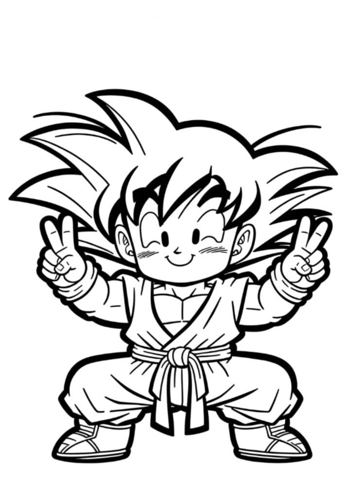 Goku Criança: Energia e Aventura