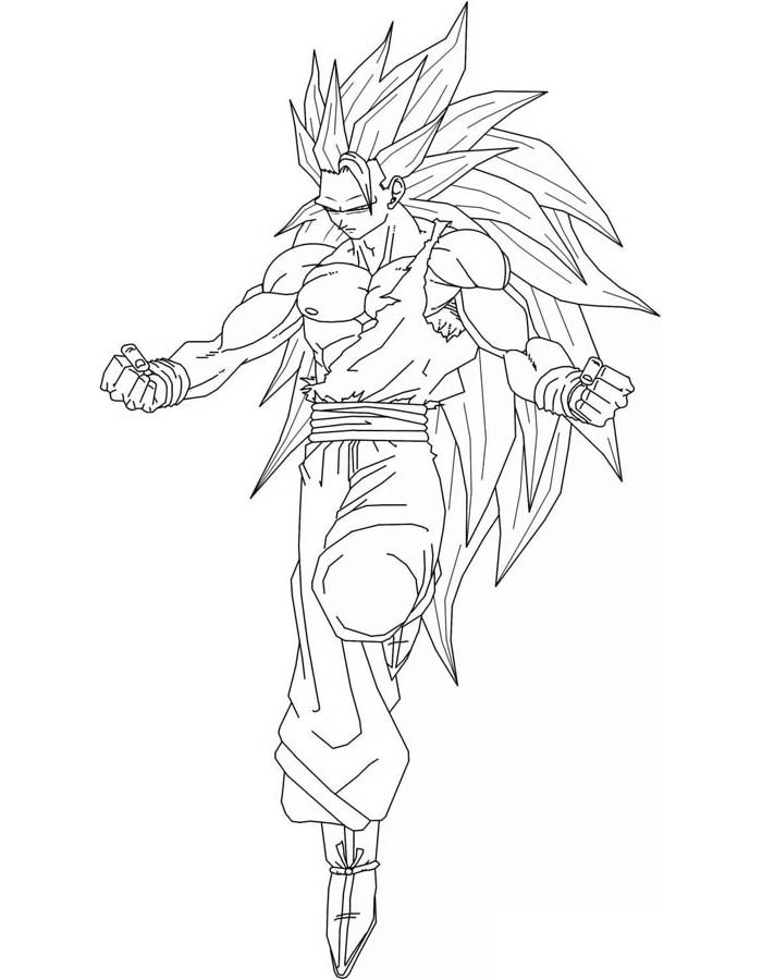 Goku em Transformação Poderosa