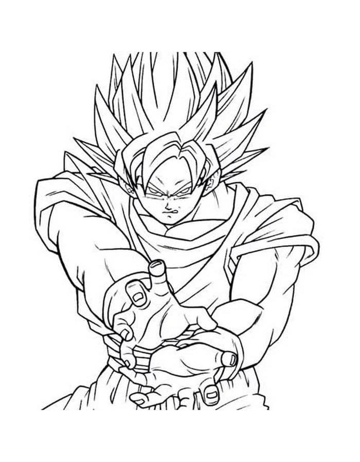Goku Super Saiyajin em Ação