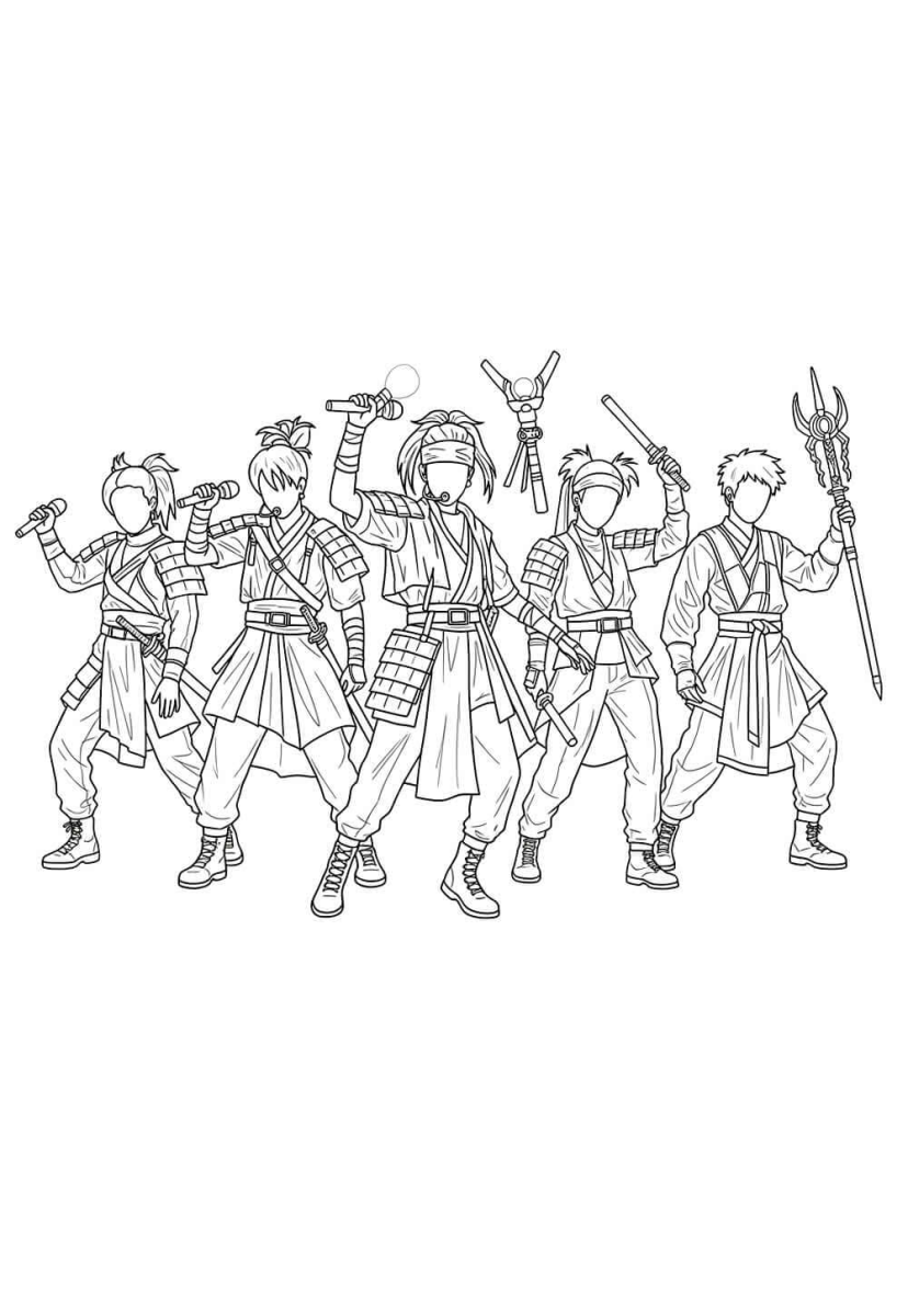 Guerreiras do K-Pop em Ação